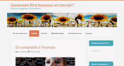 Desktop Screenshot of heureuxautravail.com