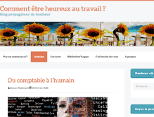 Tablet Screenshot of heureuxautravail.com
